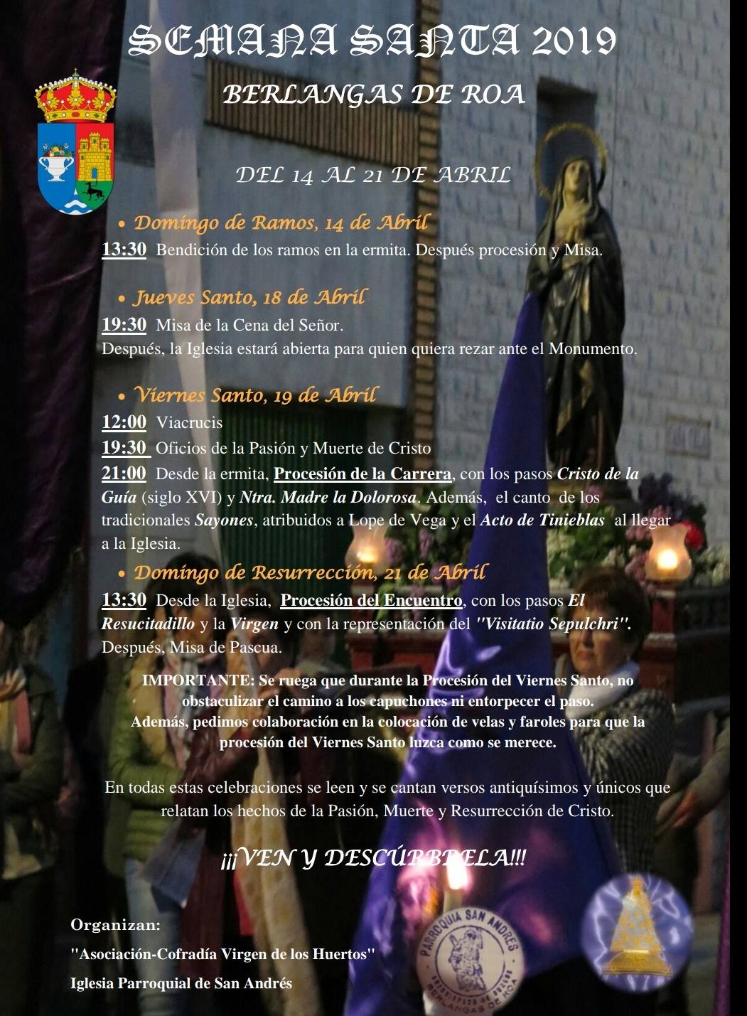 Semana Santa en Berlangas de Roa 2019 Berlangas de Roa
